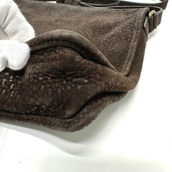 PRADA Shoulder Bag Leather Brown - Picture 5 of 10